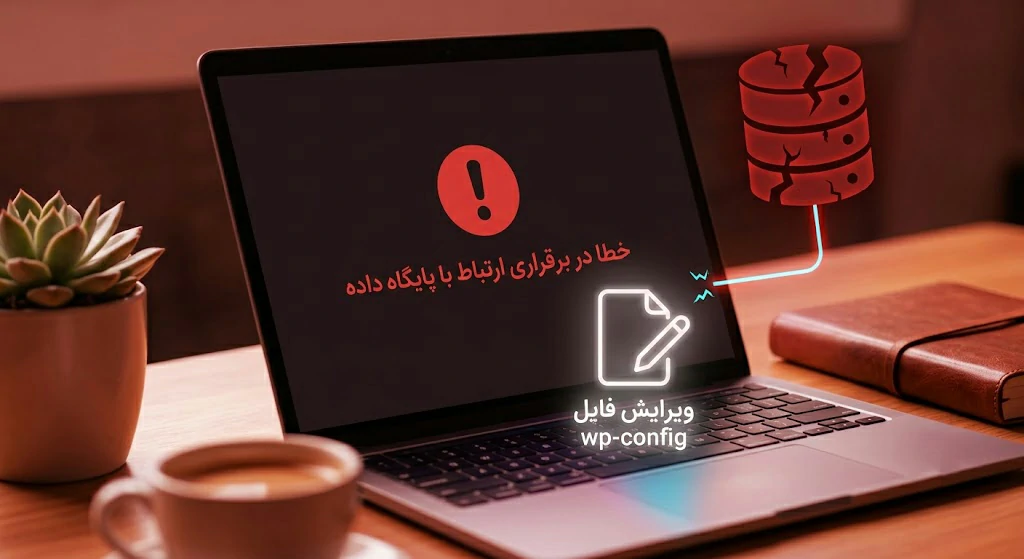 خطا در برقراری ارتباط با پایگاه داده